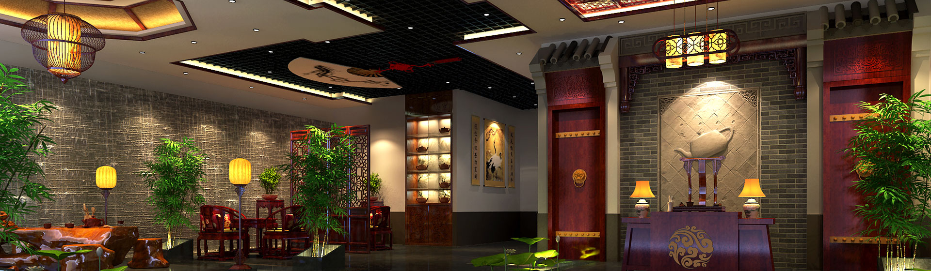 河南古典中式茶樓設(shè)計(jì)|有茗為伴，凡塵皆遠(yuǎn)